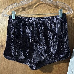Velvet Purple Shorts